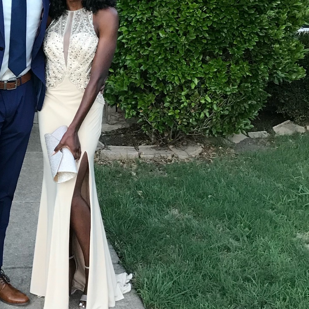 Nude Prom Dress~ About a SIZE 3-5